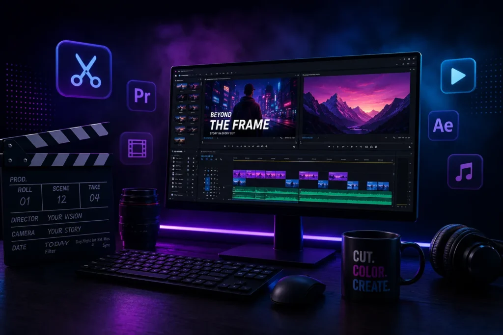 professional-video-editing-workstation